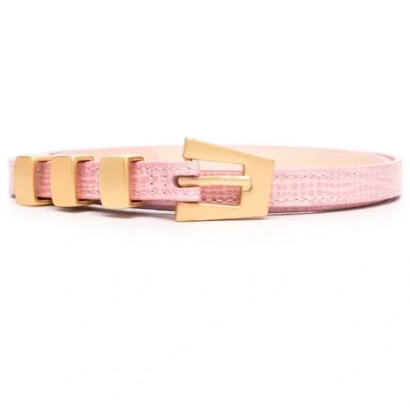 BY FAR | Accessories | By Far Vic Crocodile Embossed Leather  display picture 3